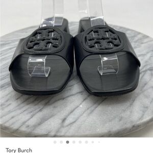 Tory Burch Black Slide Sandals